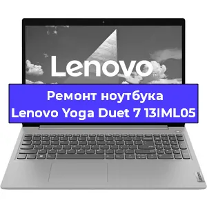 Замена кулера на ноутбуке Lenovo Yoga Duet 7 13IML05 в Новосибирске